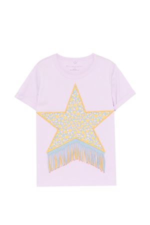 Orchid Purple Star Fringed T-Shirt STELLA McCARTNEY KIDS | TY8B01Z0434539